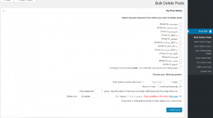 حذف یکجا مطالب، نظرات و برگه‌ ها در وردپرس